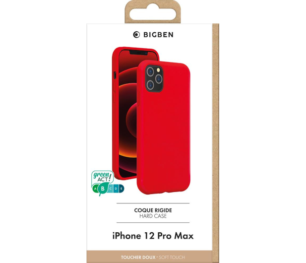BIGBEN Etui do iPhone 12 Pro Max CZERWONY - 671253 - zdjęcie 4